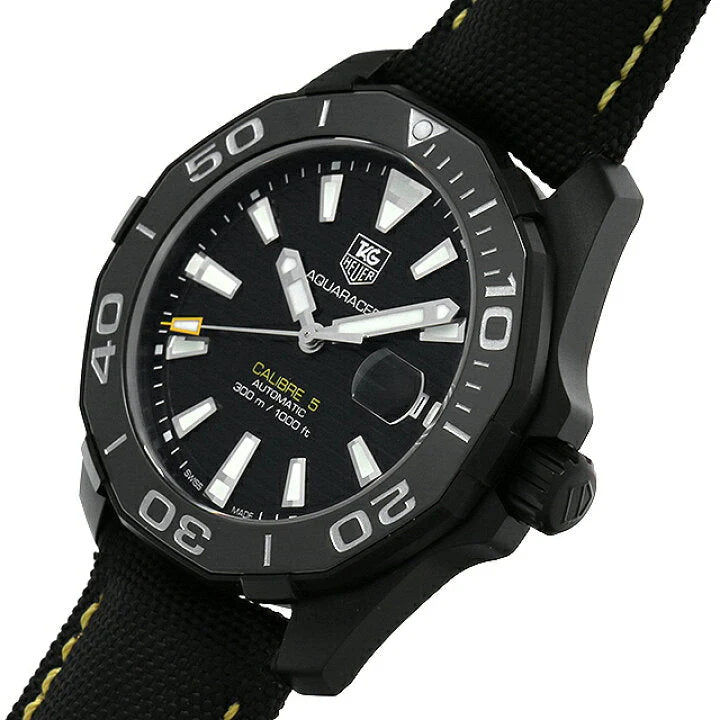 Tag Heuer Aquaracer Black Dial Watch- WAY218A.FC6362