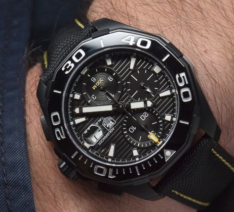 Tag Heuer Aquaracer PVD Black Dial Watch- CAY218A.FC6361