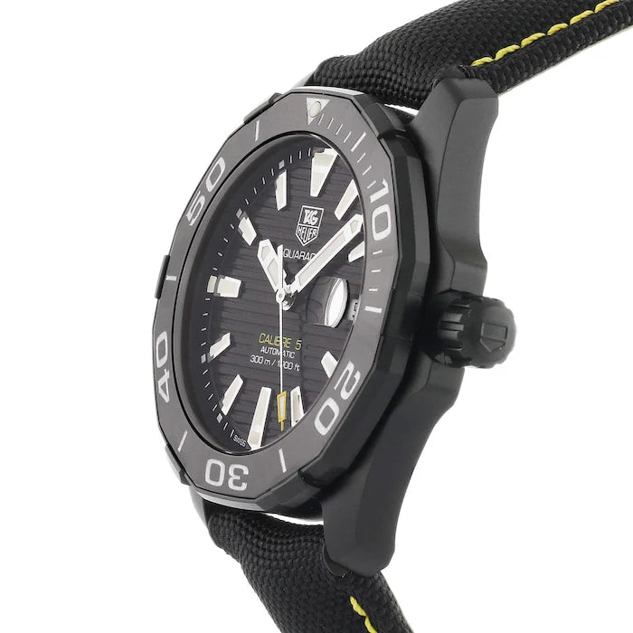 Tag Heuer Aquaracer Black Dial Watch- WAY218A.FC6362