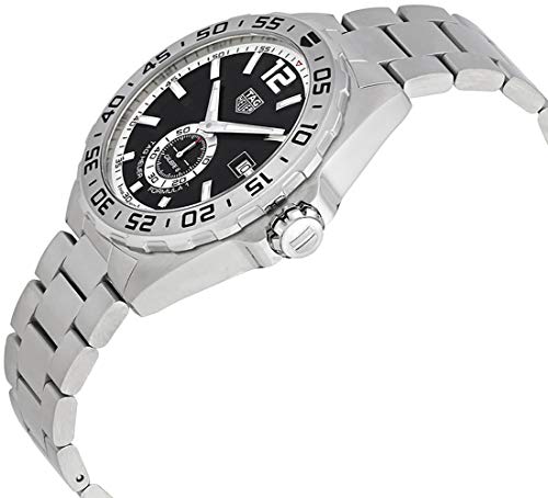 Tag Heuer Formula 1 Automatic Black Dial Silver Steel Strap Watch - WAZ2012.BA0842