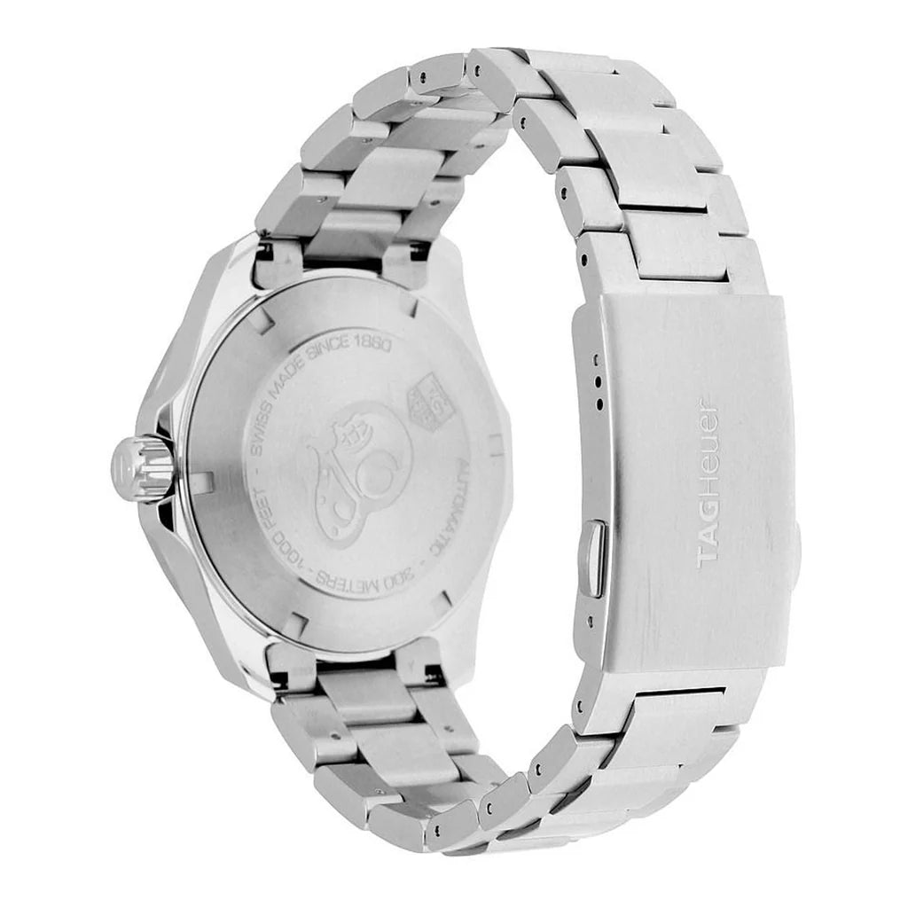 Tag Heuer Aquaracer Automatic Black Dial Silver Steel Strap Watch- WAY211A.BA0928