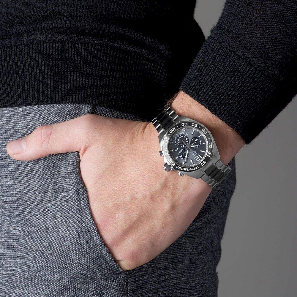 Tag Heuer Formula 1 Anthracite Dial Two Tone Steel Strap Watch - CAZ1011.BA0843