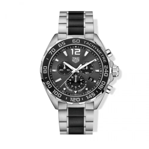 Tag Heuer Formula 1 Anthracite Dial Two Tone Steel Strap Watch - CAZ1011.BA0843