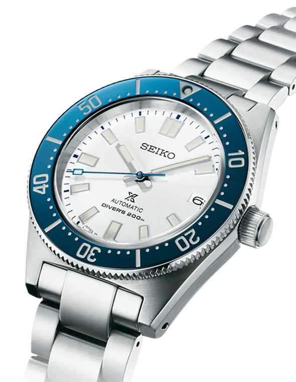 Seiko Prospex Diver 140th Anniversary Limited Edition White Dial Silver Steel Strap Watch- SPB213J1