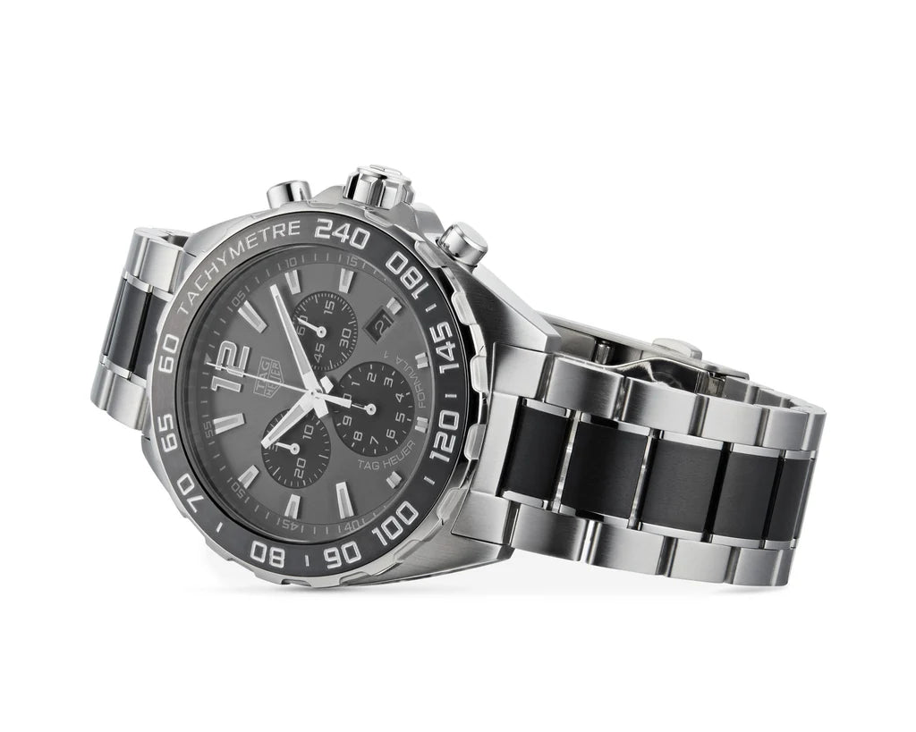 Tag Heuer Formula 1 Anthracite Dial Two Tone Steel Strap Watch - CAZ1011.BA0843