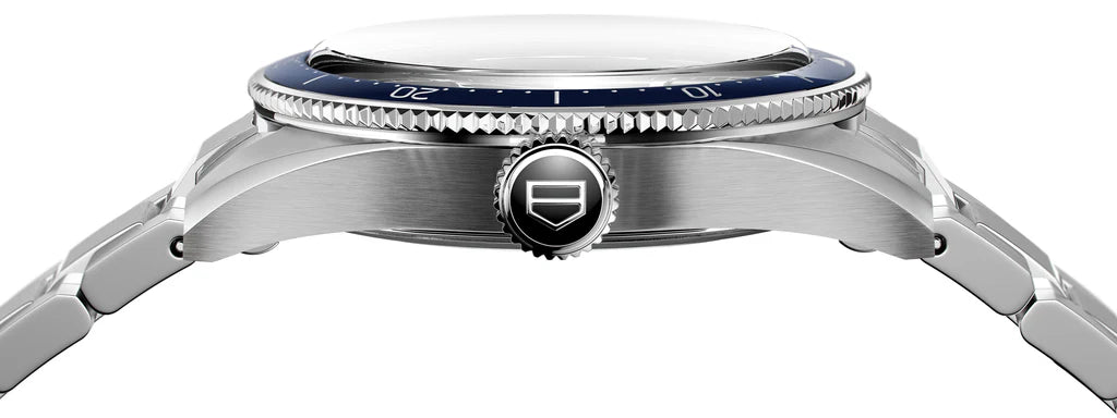 Tag Heuer Autavia Automatic Blue Dial Silver Steel Strap Watch- WBE5116.EB0173