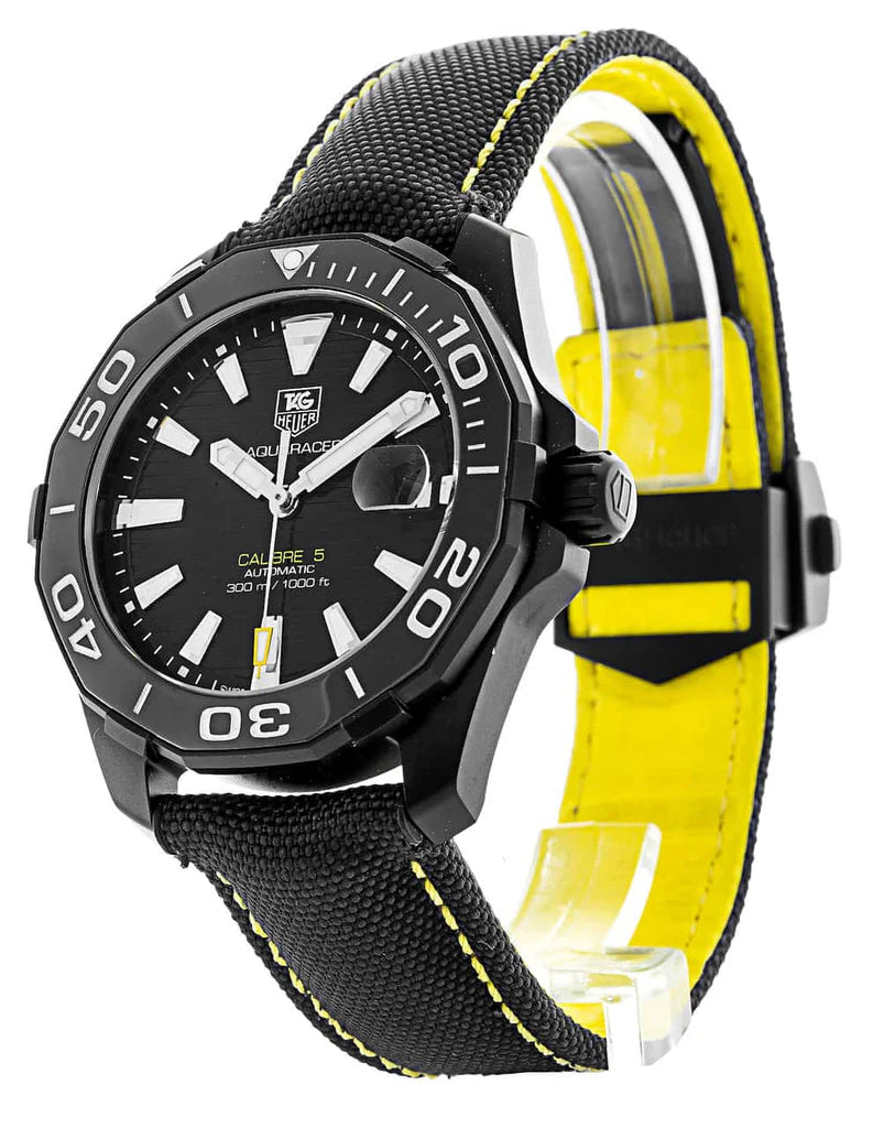 Tag Heuer Aquaracer Black Dial Watch- WAY218A.FC6362