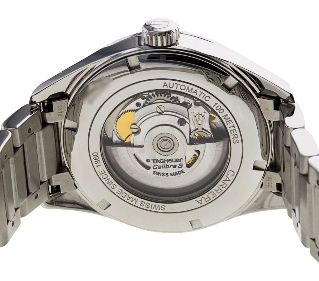 Tag Heuer Carrera Automatic Blue Dial Silver Steel Strap Watch- WAR201E.BA0723