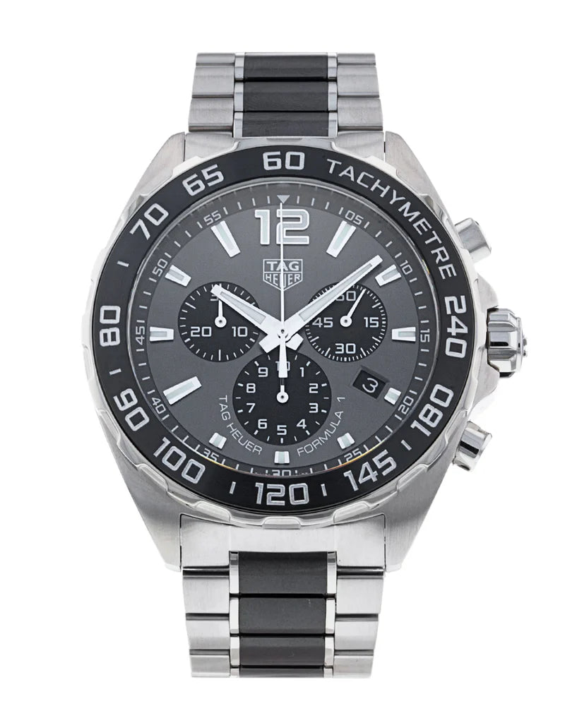 Tag Heuer Formula 1 Anthracite Dial Two Tone Steel Strap Watch - CAZ1011.BA0843