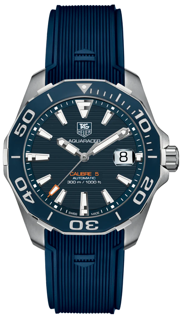 Tag Heuer Aquaracer Blue Dial Watch- WAY211C.FT6155