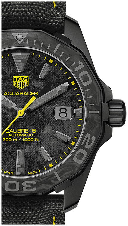 Tag Heuer Aquaracer Carbon Dial Watch- WBD218B.FC6446