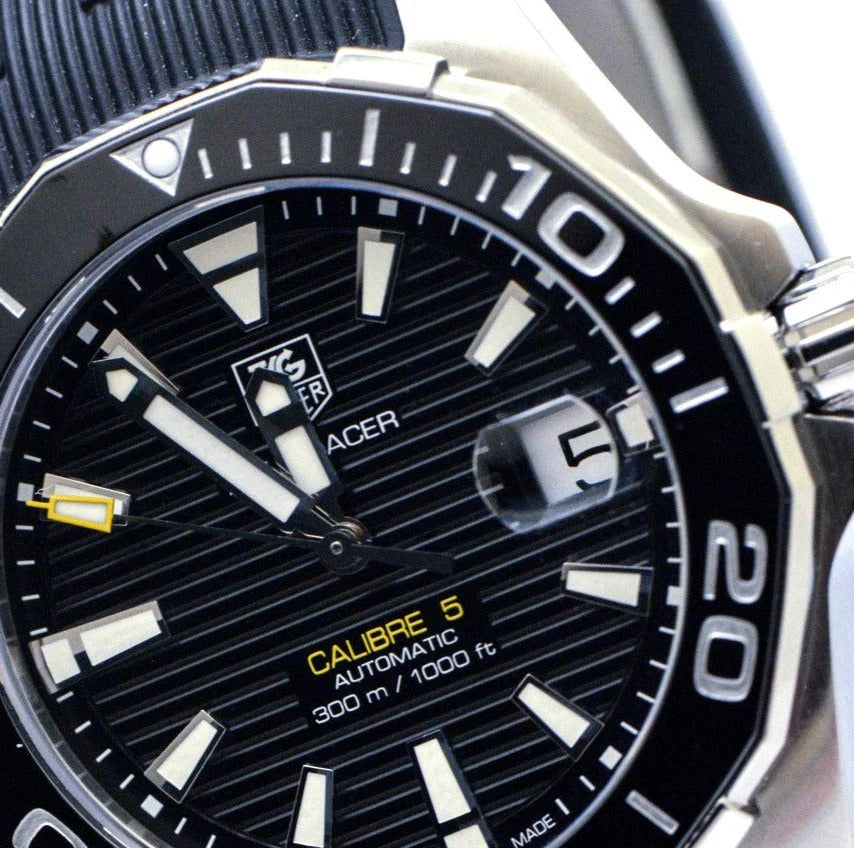 Tag Heuer Aquaracer Black Dial Watch for Men - WAY211A.FT6151