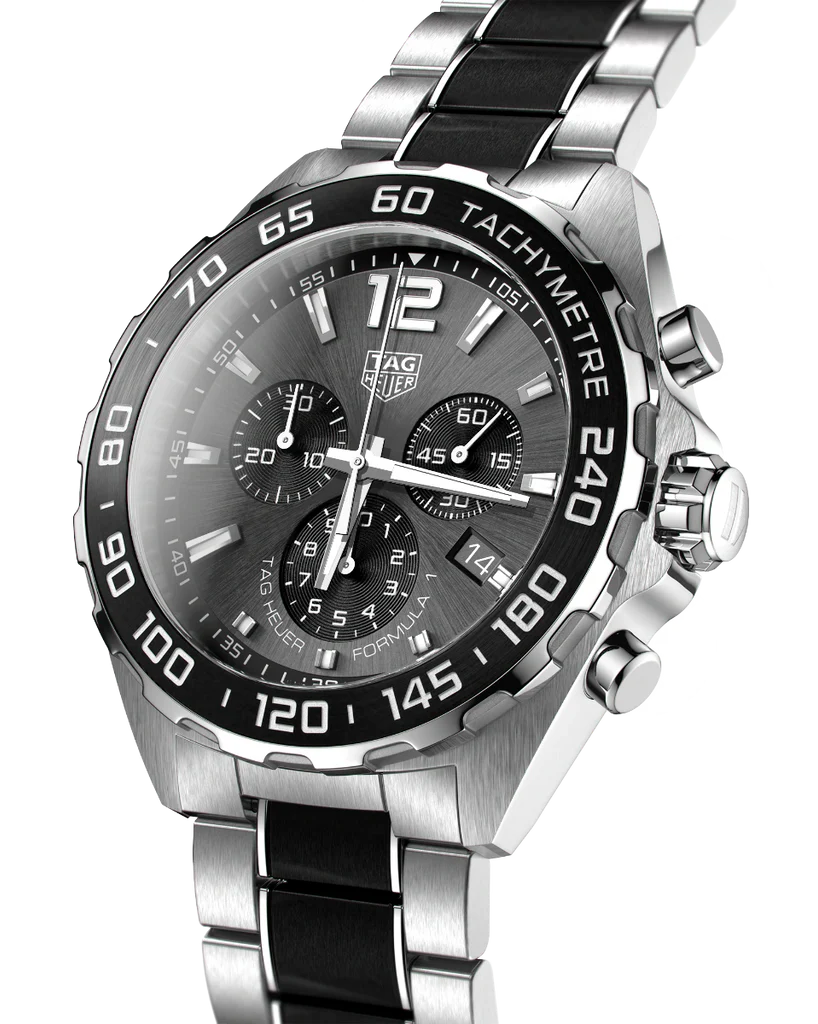 Tag Heuer Formula 1 Anthracite Dial Two Tone Steel Strap Watch - CAZ1011.BA0843