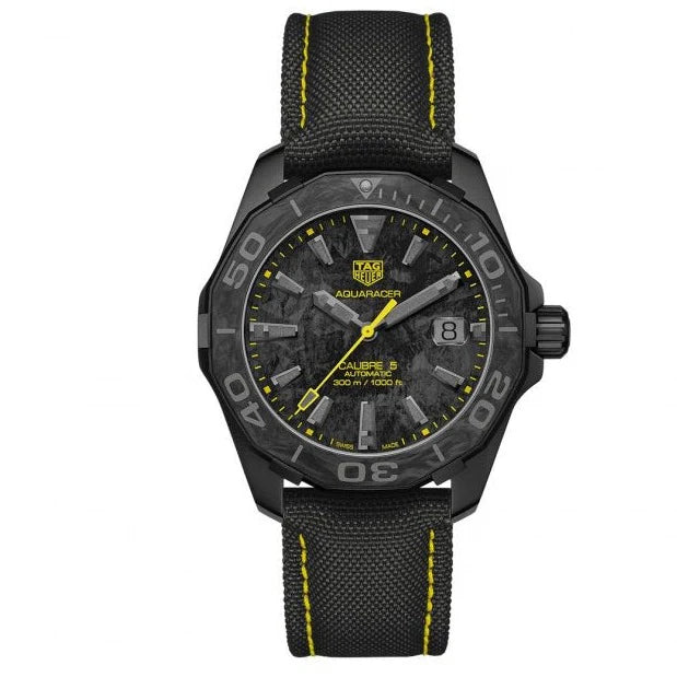 Tag Heuer Aquaracer Carbon Dial Watch- WBD218B.FC6446