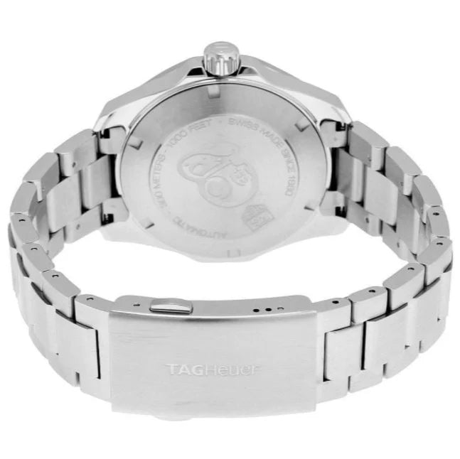 Tag Heuer Aquaracer Automatic Black Dial Silver Steel Strap Watch- WAY211A.BA0928