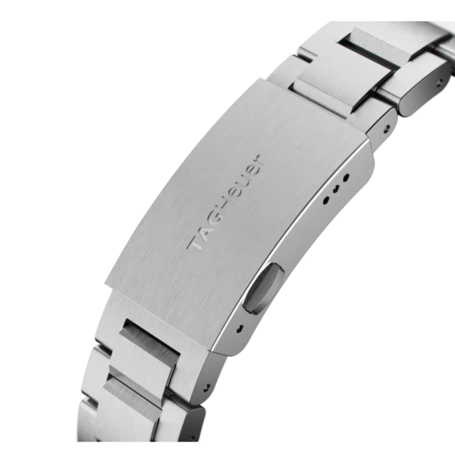 Tag Heuer Aquaracer Calibre 16 Day-Date Black Dial Silver Steel Strap Watch for Men - CAY211A.BA0927