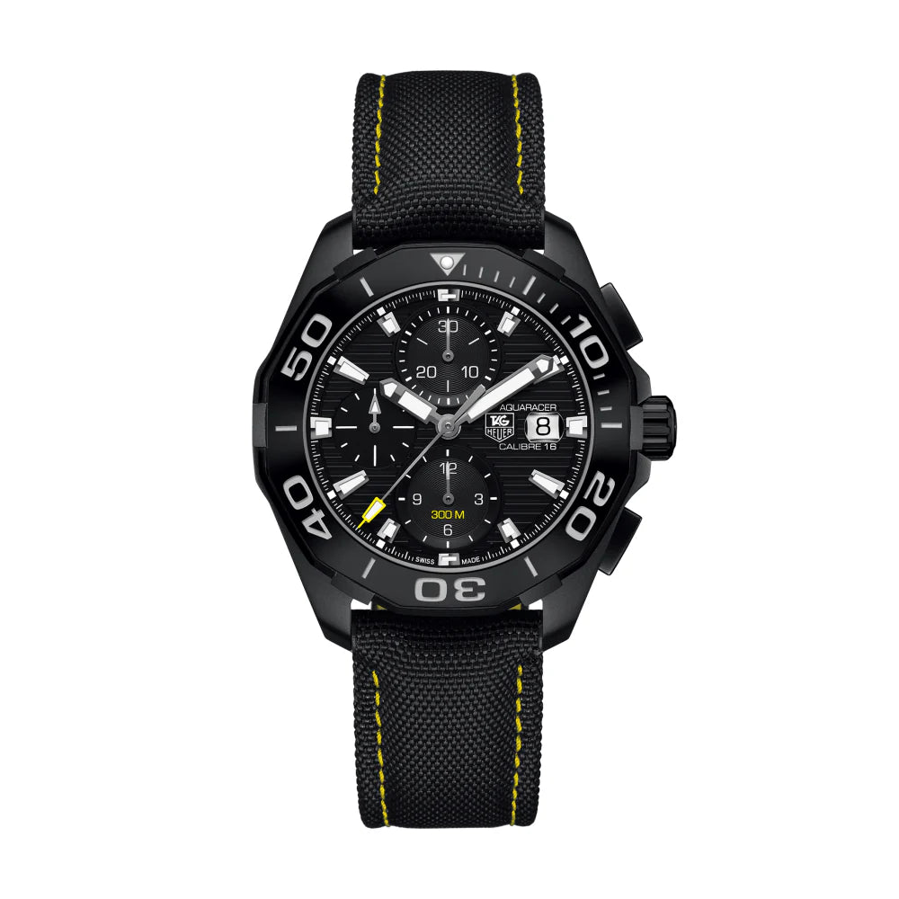 Tag Heuer Aquaracer PVD Black Dial Watch- CAY218A.FC6361