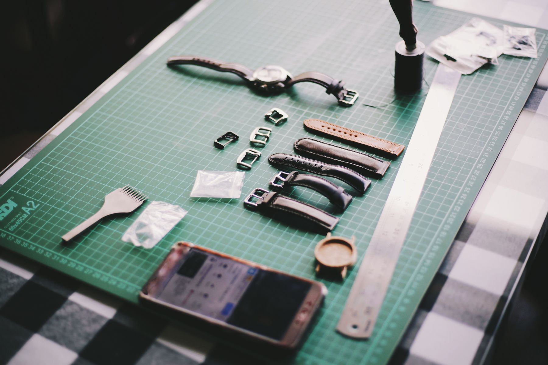 Quick-Release Leather Strap editorial reference
