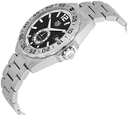 Tag Heuer Formula 1 Automatic Black Dial Silver Steel Strap Watch - WAZ2012.BA0842
