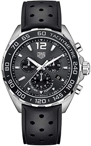 Tag Heuer Formula 1 Black Dial Black Rubber Strap Watch - CAZ1011.FT8024