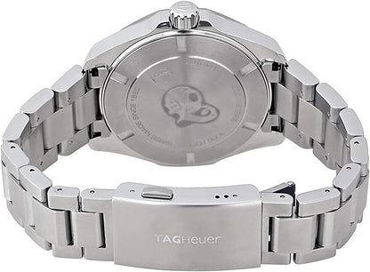 Tag Heuer Aquaracer GMT Caliber 7 Pepsi Black Dial Silver Steel Strap Watch- WAY201F.BA0927