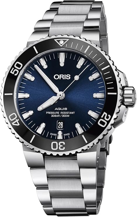 ORIS Aquis Date 43.5MM Diver Watch - 01 733 7730 4135-0782405PEB
