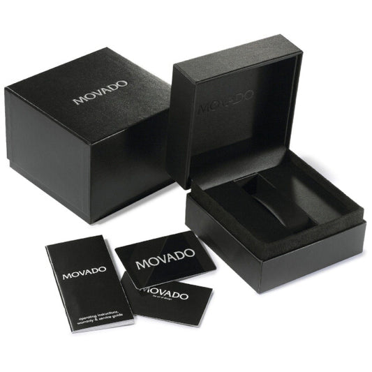 Movado Series 800 Black Dial Watch- 2600115