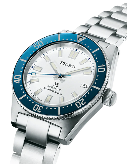 Seiko Prospex Diver 140th Anniversary Limited Edition White Dial Silver Steel Strap Watch- SPB213J1