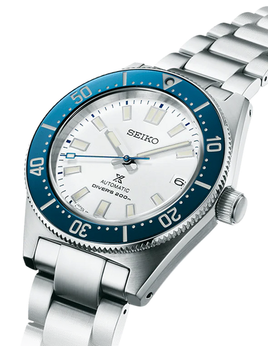 Seiko Prospex Diver 140th Anniversary Limited Edition White Dial Silver Steel Strap Watch- SPB213J1