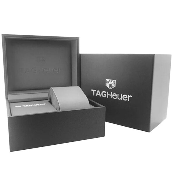 Tag Heuer Carrera Calibre 5 White Dial Silver Steel Strap Watch- WAR201D.BA0723