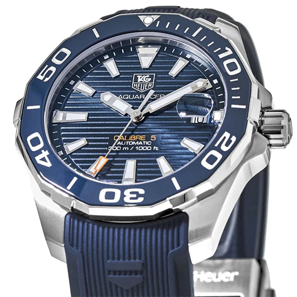 Tag Heuer Aquaracer Blue Dial Watch- WAY211C.FT6155