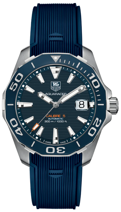 Tag Heuer Aquaracer Blue Dial Watch- WAY211C.FT6155