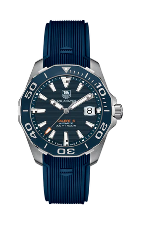 Tag Heuer Aquaracer Blue Dial Watch- WAY211C.FT6155