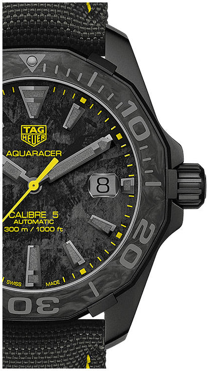 Tag Heuer Aquaracer Carbon Dial Watch- WBD218B.FC6446