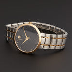 Movado 1881 Automatic Black Dial Two-Tone Watch – 606916