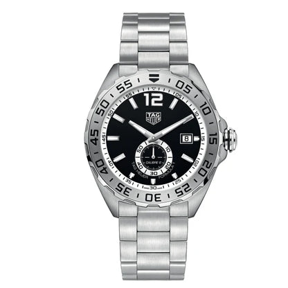 Tag Heuer Formula 1 Automatic Black Dial Silver Steel Strap Watch - WAZ2012.BA0842