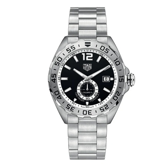 Tag Heuer Formula 1 Automatic Black Dial Silver Steel Strap Watch - WAZ2012.BA0842