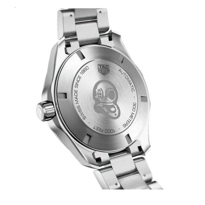 Tag Heuer Aquaracer GMT Caliber 7 Pepsi Black Dial Silver Steel Strap Watch- WAY201F.BA0927