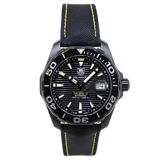 Tag Heuer Aquaracer Black Dial Watch- WAY218A.FC6362